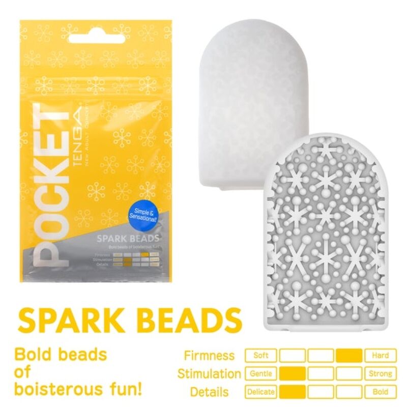 Comprar TENGA Spark Beards Masturbador Pocket – Diseño Flexible Para Ajuste Perfecto-Noxtic