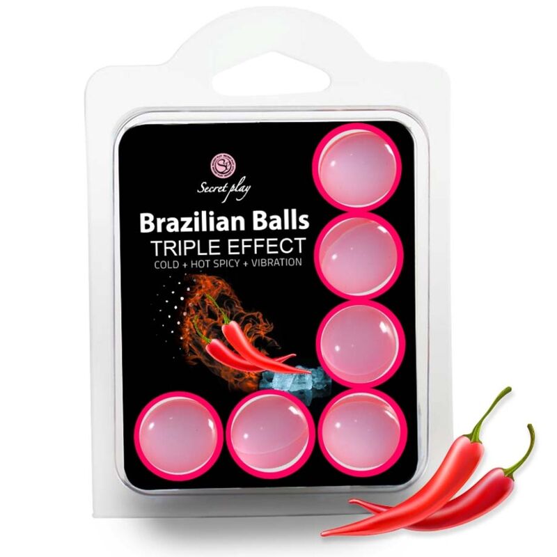Comprar SECRETPLAY Set 6 Brazilian Balls – Estimulación Innovadora Con Efecto Triple-Noxtic