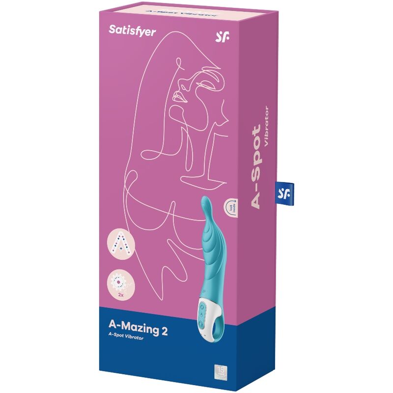 Comprar Satisfyer Amazing 2 Turquesa – Vibrador Recargable Con Diseño Ergonómico Para Estimulación Precisa-Noxtic
