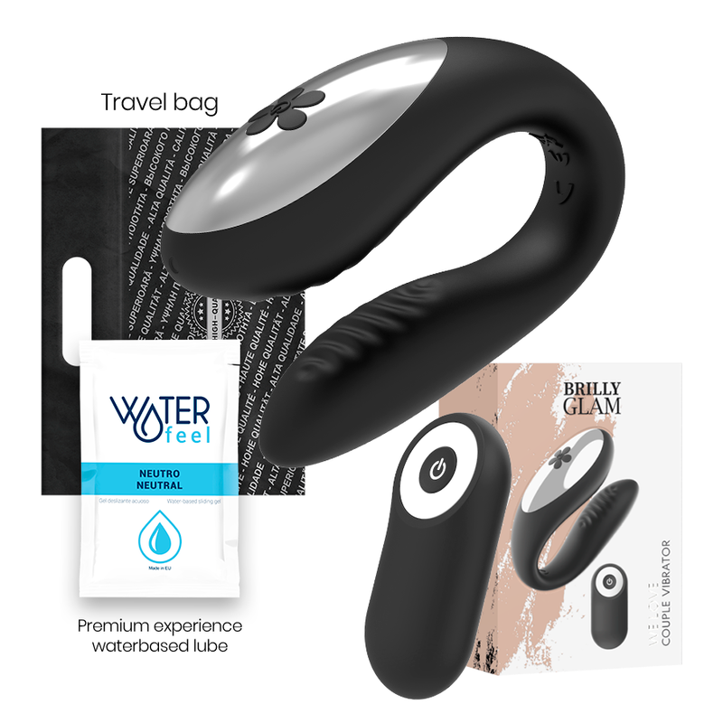 Comprar BRILLY GLAM We Love Vibrador Para Parejas – Control Remoto Con Patrones De Juego Diversos-Noxtic