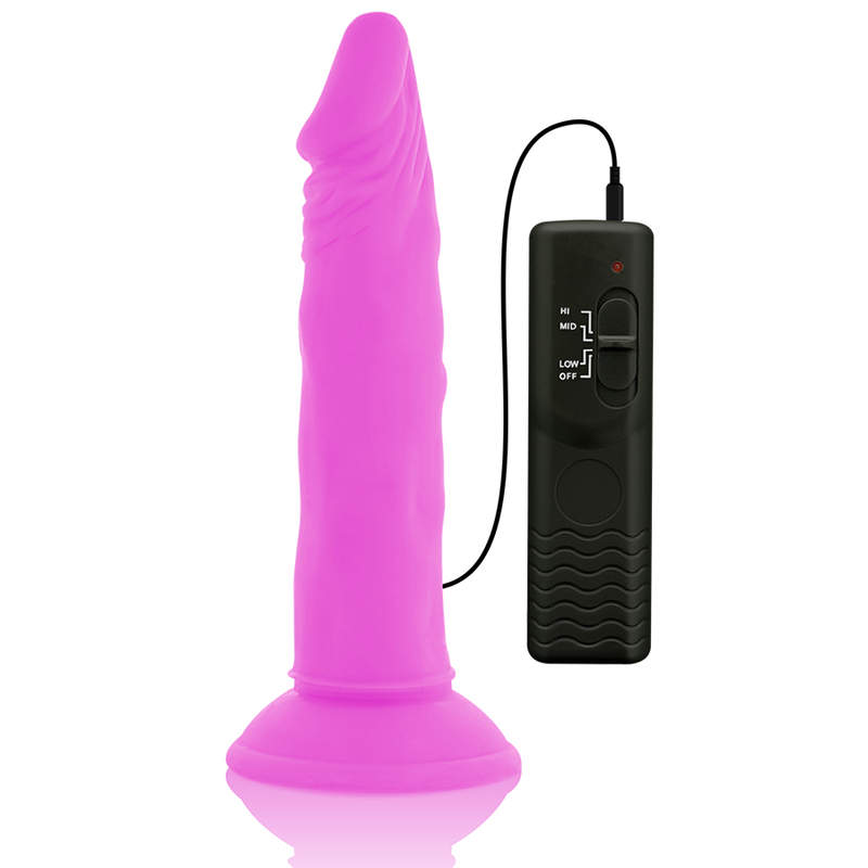 Comprar DIVERSIA Dildo Realístico Flexible Lila 23 Cm – Diseño Ergonómico Con Vibración Para Placer Personal-Noxtic