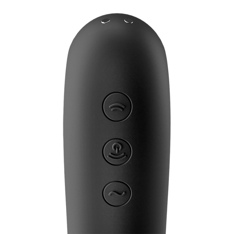 Comprar Satisfyer Dual Kiss Negro – Estimulador Con Ondas De Presión Y Vibración Para Placer Único-Noxtic