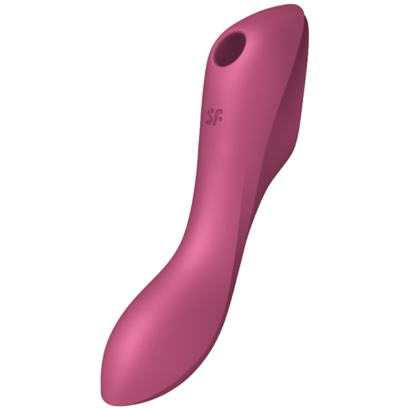 Comprar Satisfyer Curvy Trinity 3 Rojo – Estimulador Con Tres Motores Para Experiencia Versátil-Noxtic