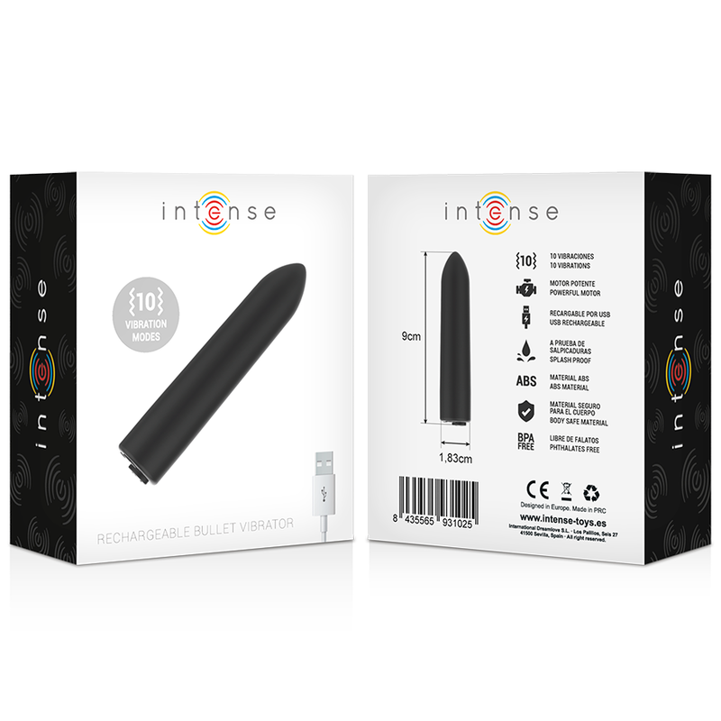 Comprar INTENSE Bala Vibradora – Diseño Compacto Con 10 Modos De Vibración-Noxtic