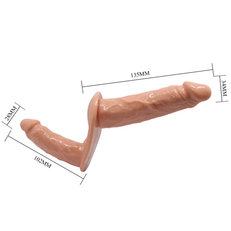 Comprar BAILE Ultra Passionate Harness Dildos Dobles – Diseño Ergonómico Para Placer Compartido-Noxtic