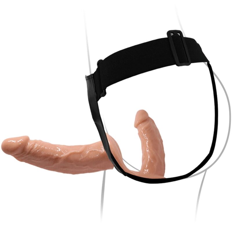Comprar BAILE Ultra Passionate Harness Dildos Dobles – Diseño Ergonómico Para Placer Compartido-Noxtic