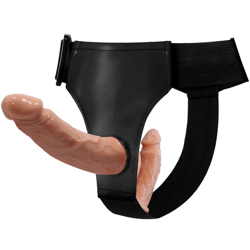 Comprar BAILE Ultra Passionate Harness Dildos Dobles – Diseño Ergonómico Para Placer Compartido-Noxtic