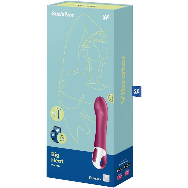 Comprar SATISFYER Big Heat – Vibrador Con Calor Para Estimulación Profunda Del Punto G-Noxtic