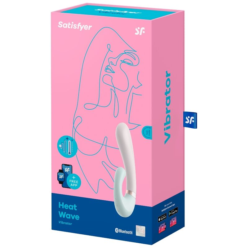 Comprar Satisfyer Heat Wave Vibrador App Blanco – Vibrador Recargable Con Diseño Elegante Y Tecnología Innovadora-Noxtic