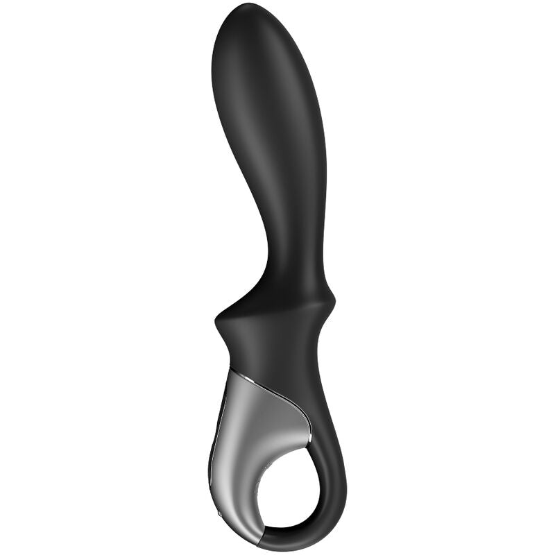 Satisfyer Heat Climax Vibrador Anal Negro – Vibraciones Intensas Con Función De Calentamiento