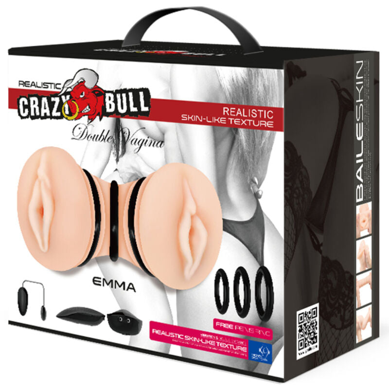 Comprar CRAZY BULL Emma Masturbador Doble – Sensación Realista Con Túnel Interior Estimulante-Noxtic
