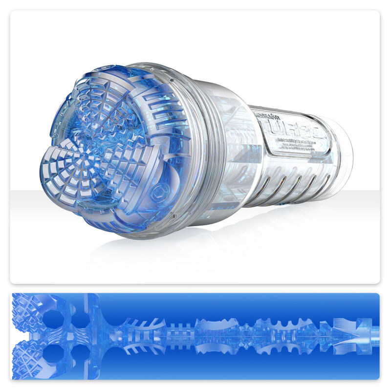 Fleshlight Turbo Core Blue Ice – Giocattolo sessuale innovativo dal design unico