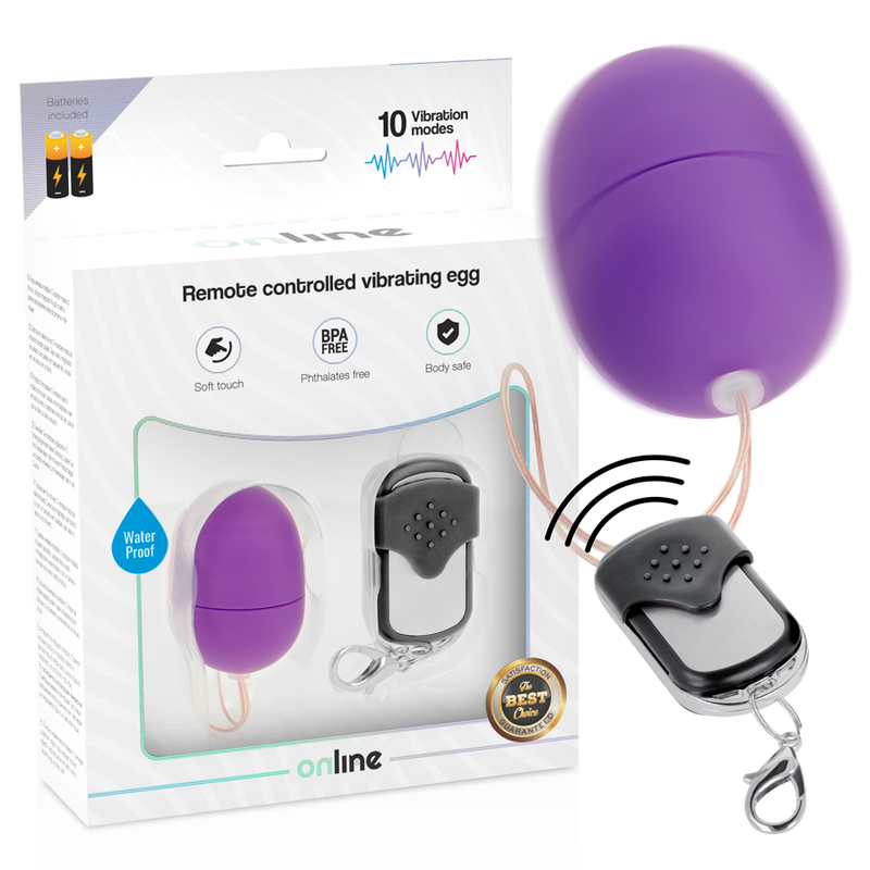 Comprar ONLINE Huevo Vibrador Control Remoto S Lila – Juguete Erótico Con Libertad Sensorial Y Diseño Moderno-Noxtic
