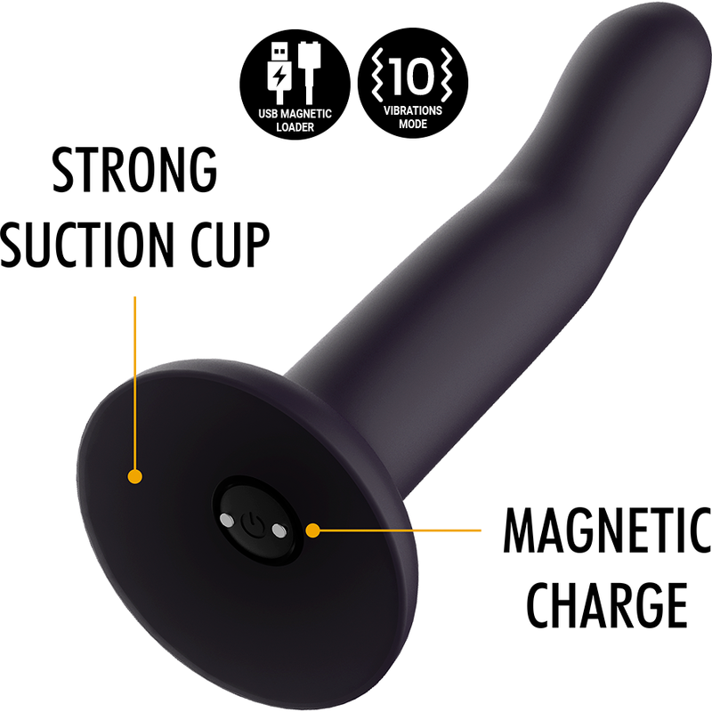 Comprar MYTHOLOGY Duman Mystic Dildo L – Vibrador Recargable Con Tecnología Compatible Watchme-Noxtic