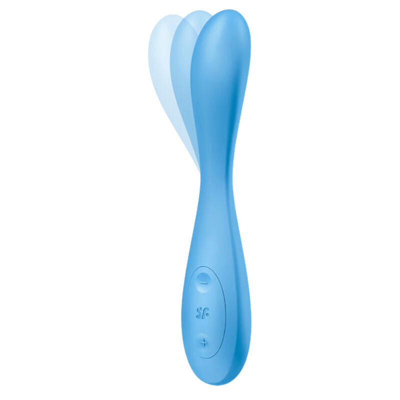 Comprar Satisfyer G-Spot Flex 4 Plus Azul – Vibrador Recargable Con Conexión App Para Experiencia Sensorial-Noxtic