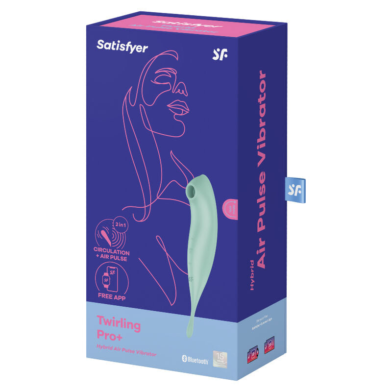 Comprar Satisfyer Twirling Pro Plus Verde – Vibrador Recargable Con Control Desde App-Noxtic