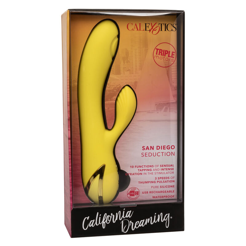 Comprar CALEXOTICS San Diego Seduction – Vibrador Recargable Con 10 Funciones Para Experiencia Sensorial Única-Noxtic