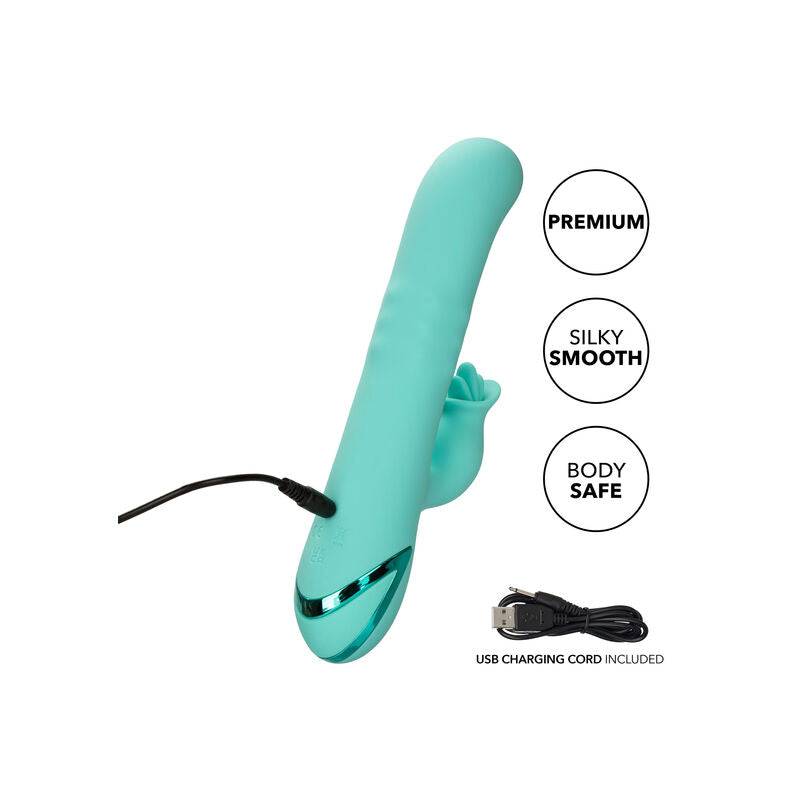 Comprar CALEXOTICS Bel Air Bombshell Verde Claro – Vibrador Recargable Con Diseño Ergonómico Para Placer Intimo-Noxtic