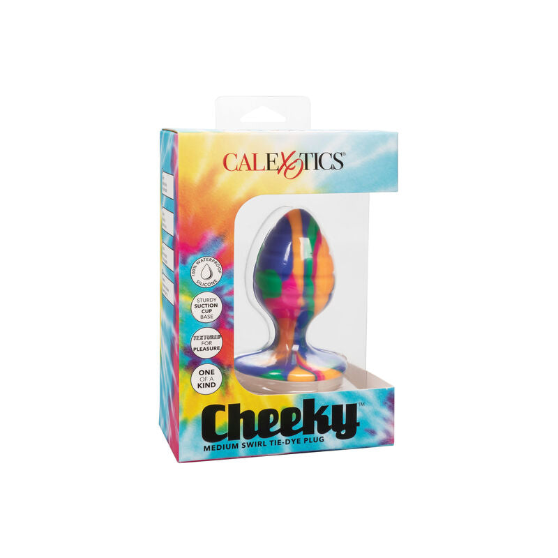 Comprar CALEXOTICS Plug Anal Cheeky Mediano Swirl – Diseño Ergonómico Con Base De Ventosa Para Uso Versátil-Noxtic