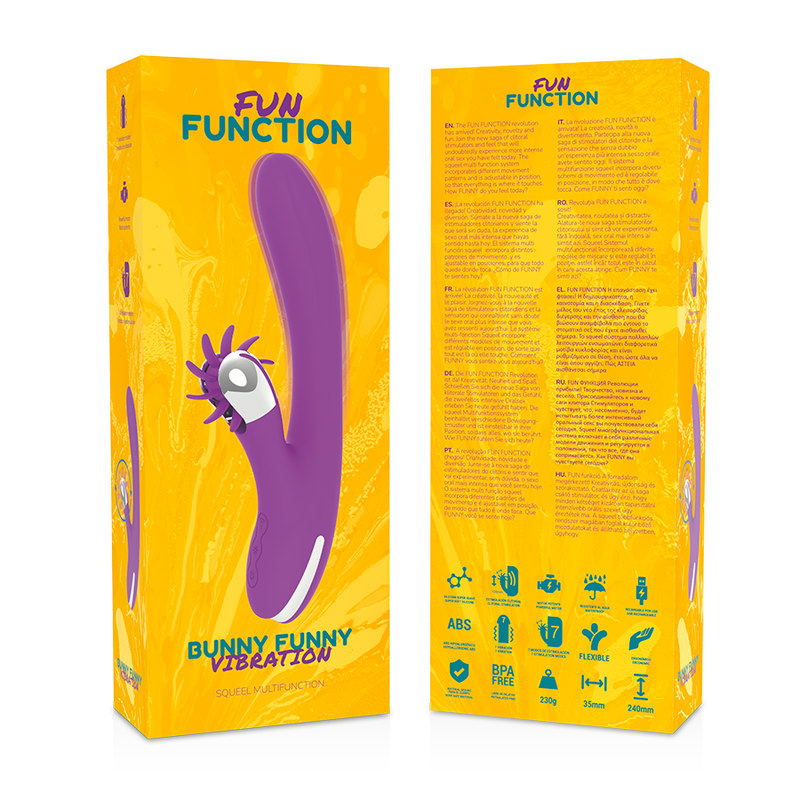 Comprar FUN FUNCTION Bunny Funny Vibration 2.0 – Estimulador Clitoriano Con Múltiples Patrones De Movimiento-Noxtic