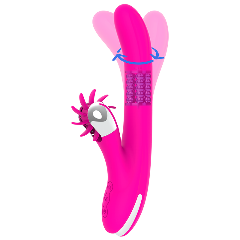 Comprar DIVERSIA Bunny Rotation 24 CM – Vibrador Recargable Con Diseño Elegante Y Funcionalidad Avanzada-Noxtic