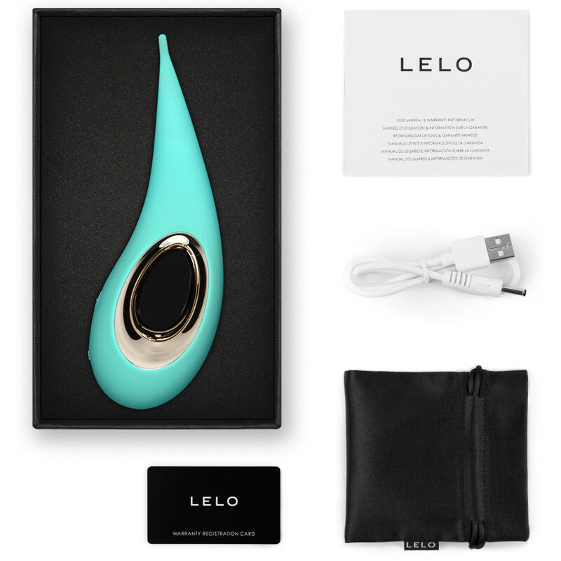 Comprar LELO Dot Estimulador De Clítoris Verde Agua – Diseño Ergonómico Para Placer Sensorial-Noxtic