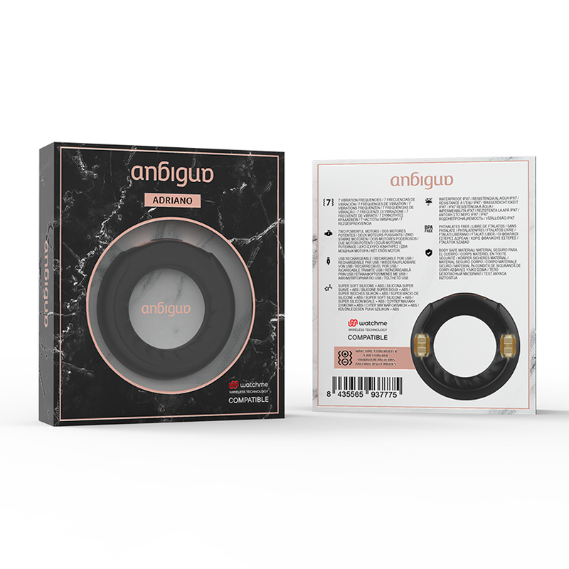 Comprar ANBIGUO Adriano Anillo Vibrador – Diseño Ergonómico Compatible Con Tecnología Inalámbrica-Noxtic