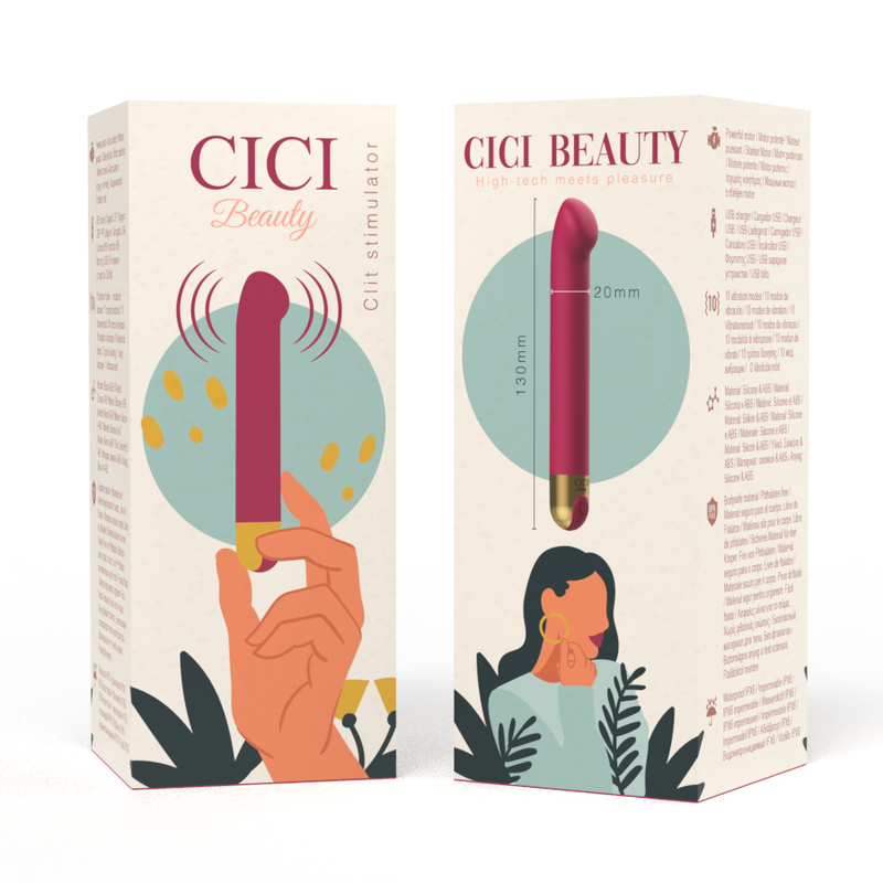 Comprar CICI BEAUTY Estimulador De Silicona – Diseño Ergonómico Con 10 Modos De Vibración-Noxtic