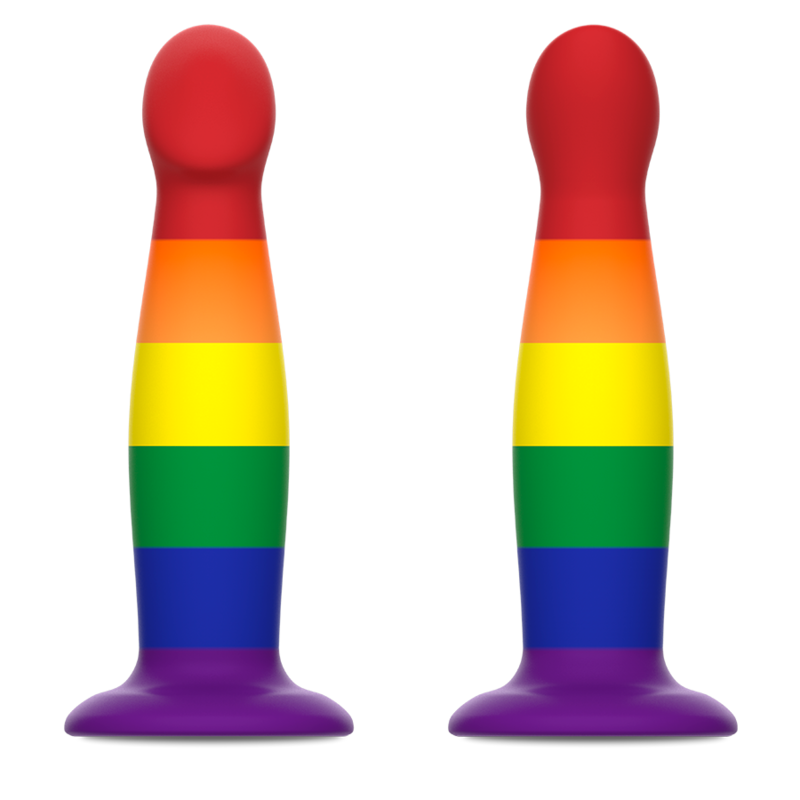 Comprar MYTHOLOGY Her Garrick Pride Dildo – Diseño Ergonómico Con Acabado Colorido Para Placer Intimo-Noxtic