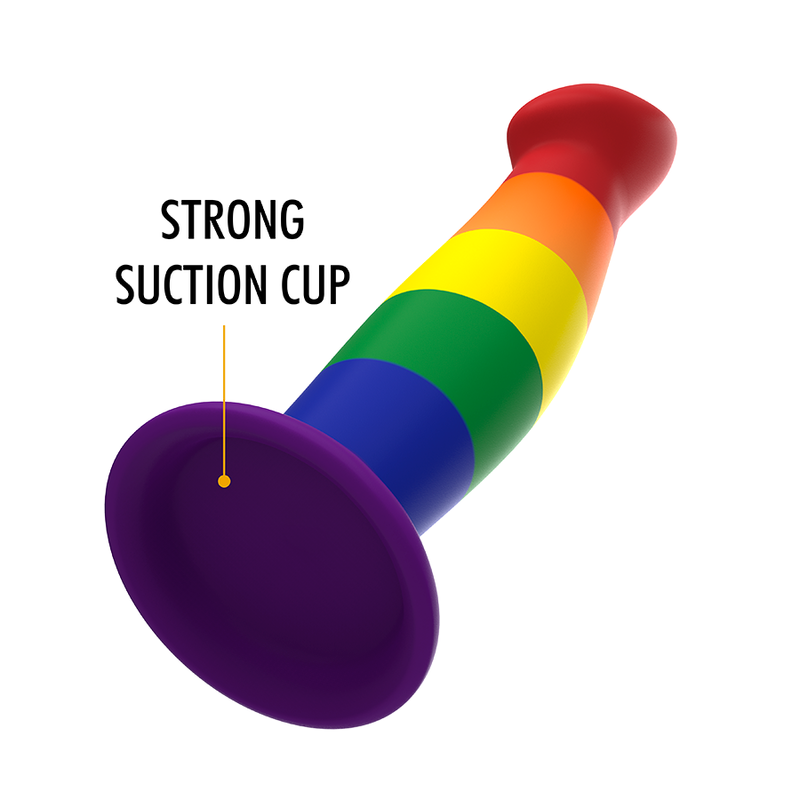 Comprar MYTHOLOGY Her Garrick Pride Dildo – Diseño Ergonómico Con Acabado Colorido Para Placer Intimo-Noxtic