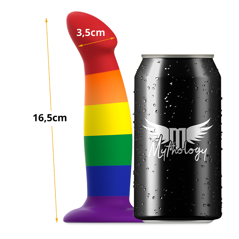 Comprar MYTHOLOGY Her Garrick Pride Dildo – Diseño Ergonómico Con Acabado Colorido Para Placer Intimo-Noxtic
