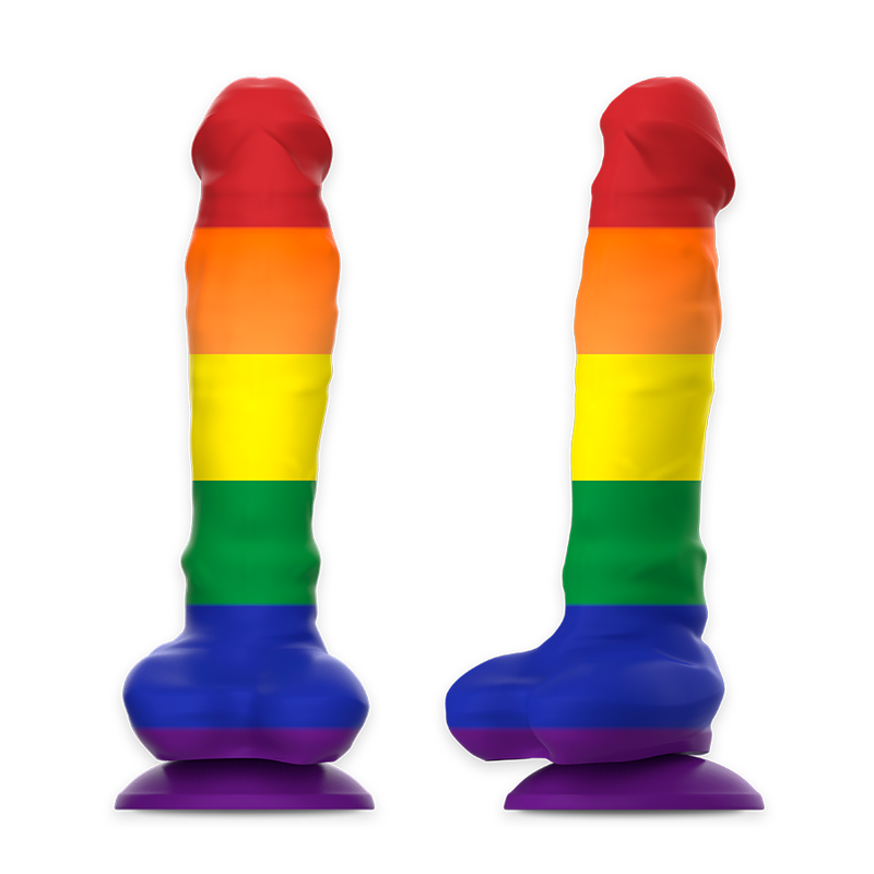 Comprar MYTHOLOGY Corey Pride Dildo L – Silicona Médica Con Diseño Vibrante Y Colorido-Noxtic