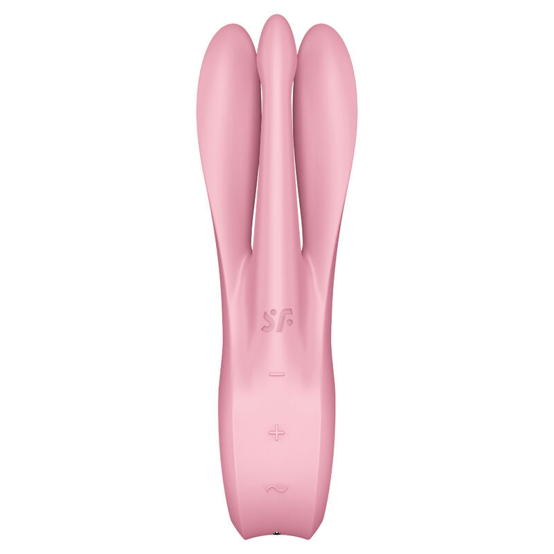 Satisfyer Threesome 1 Vibrador Azul – Vibrador Recargable Con Diseño Ergonómico