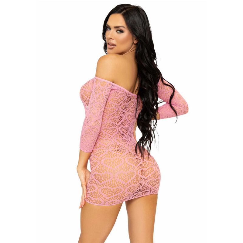 Comprar Leg Avenue Mini Vestido Heart Net Talla Única Rosa – Diseño Seductor Con Comodidad Ideal Para Ocasiones Especiales-Noxtic