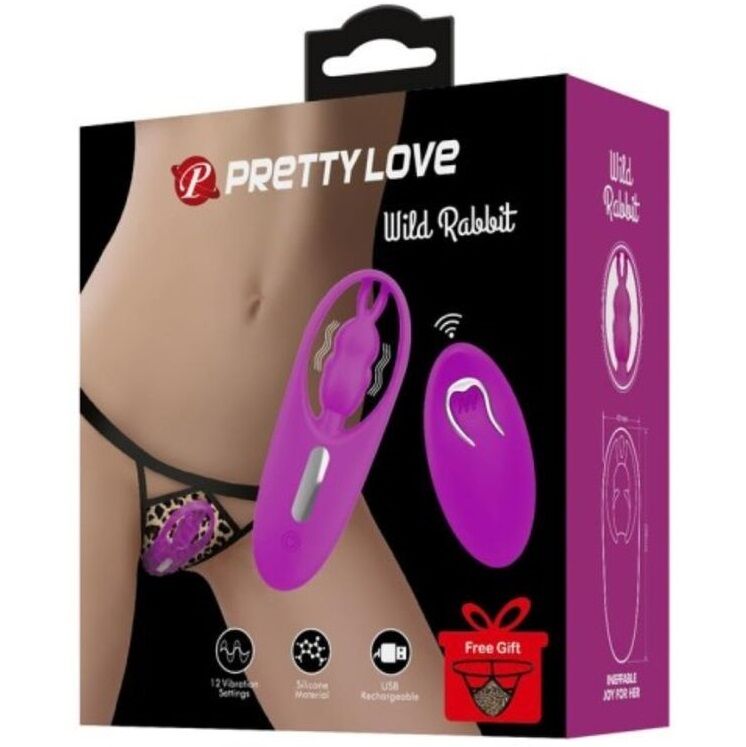 Comprar Pretty Love Wild Rabbit – Estimulador Con Control Remoto Para Placer Discreto-Noxtic
