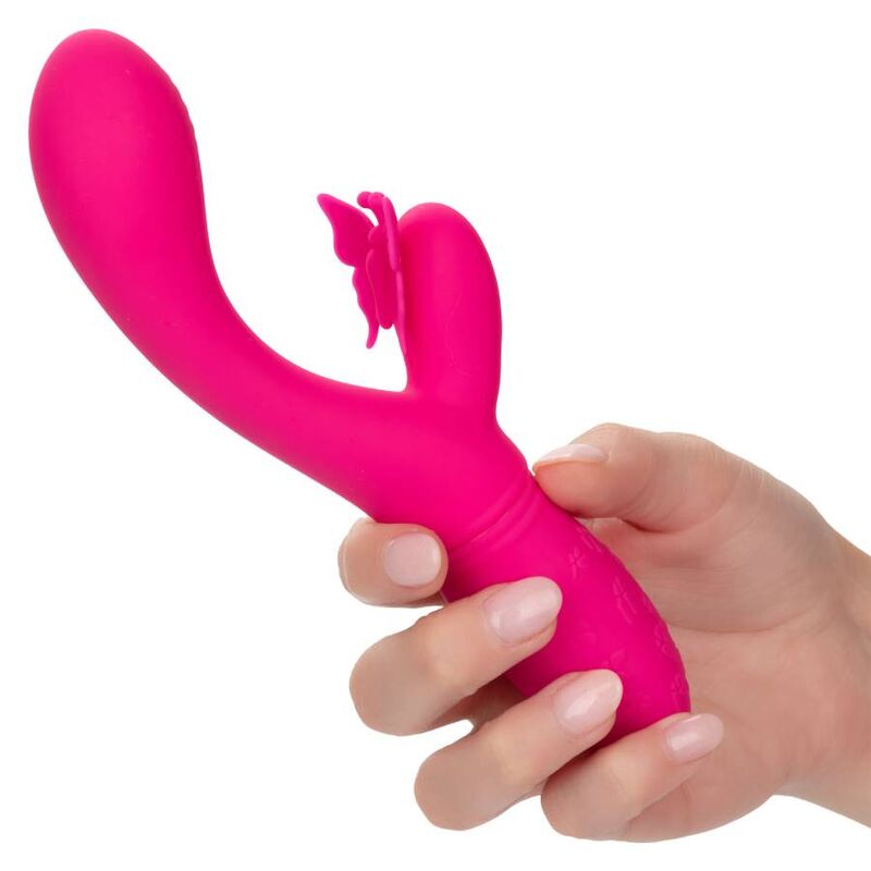Comprar CALEXOTICS Butterfly Kiss Flutter Rosa – Vibrador Recargable Con Diseño Elegante Para Placer Intimo-Noxtic
