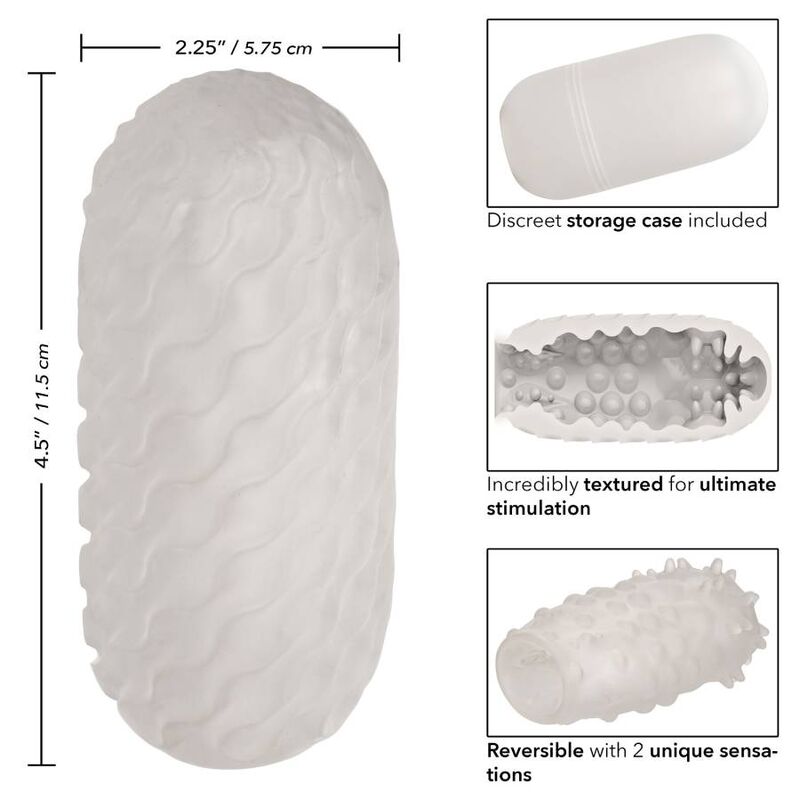 Comprar CALEXOTICS Reversible Nubby Stroker – Estimulador Sensorial Con Textura Nubby Adaptable-Noxtic