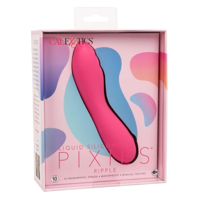 Comprar CALEXOTICS Pixies Ripple Rosa – Vibrador Recargable Con Diseño Curvado Y 10 Velocidades-Noxtic