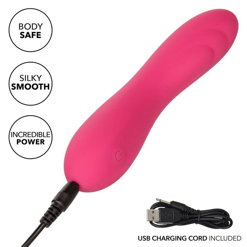 Comprar CALEXOTICS Pixies Ripple Rosa – Vibrador Recargable Con Diseño Curvado Y 10 Velocidades-Noxtic