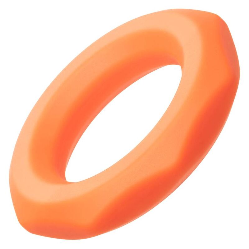 Comprar CALEXOTICS Alpha Sexagon Ring Naranja – Juguete Con Diseño Hexagonal De Silicona Ultra Elástica-Noxtic