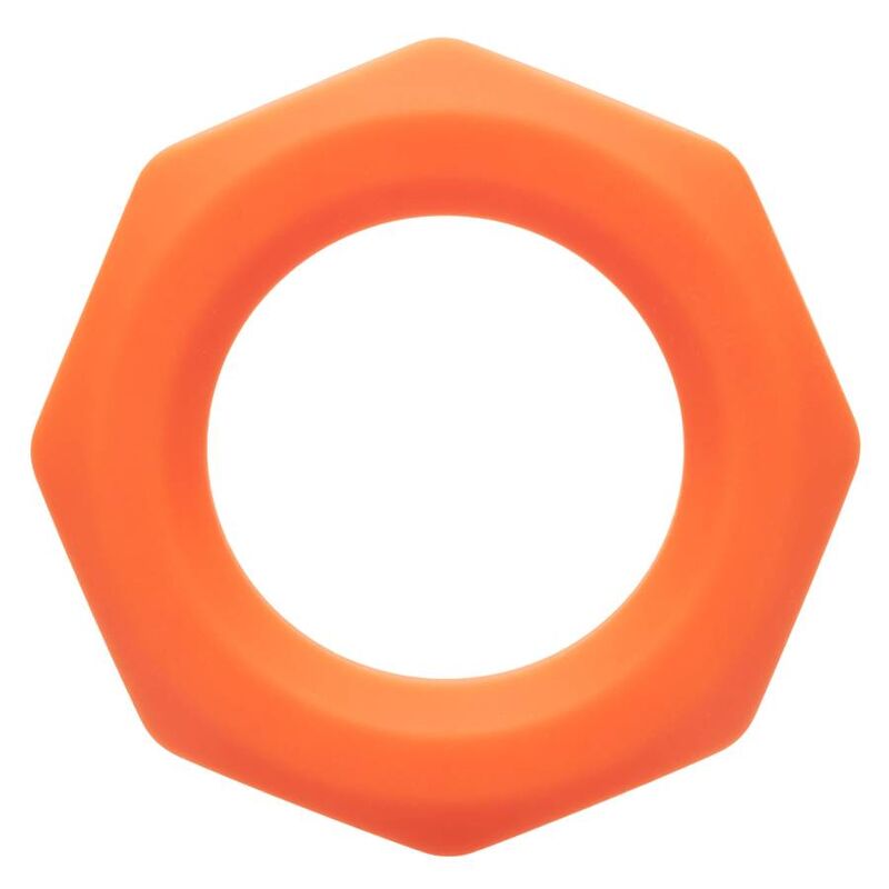 Comprar CALEXOTICS Alpha Sexagon Ring Naranja – Juguete Con Diseño Hexagonal De Silicona Ultra Elástica-Noxtic
