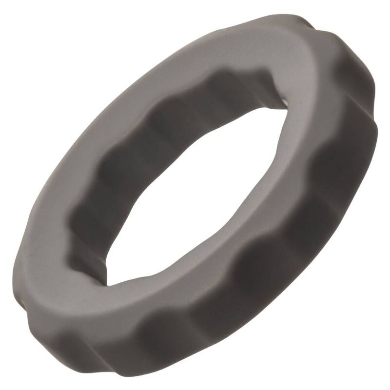 Comprar CALEXOTICS Alpha Erect Ring Gris – Diseño Confortable En Silicona Premium Para Placer Mejorado-Noxtic