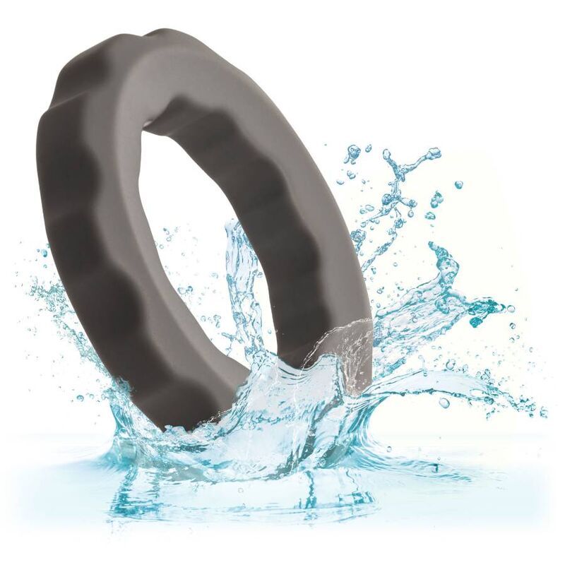 Comprar CALEXOTICS Alpha Erect Ring Gris – Diseño Confortable En Silicona Premium Para Placer Mejorado-Noxtic