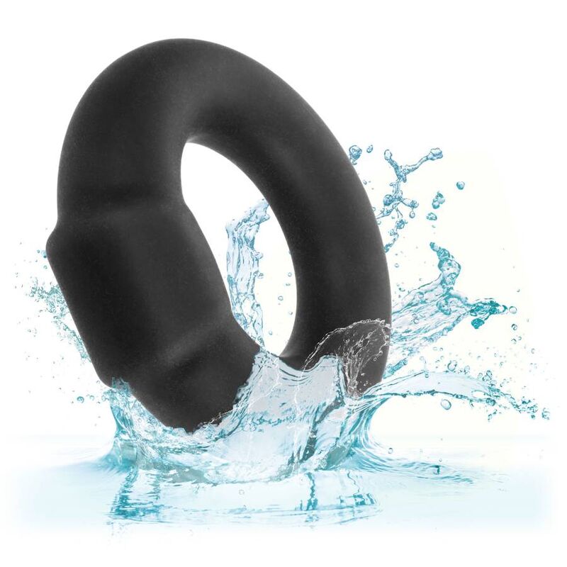 Comprar CALEXOTICS Alpha Optimum Ring Negro – Anillo Ergonómico De Silicona Para Placer Reimaginado-Noxtic