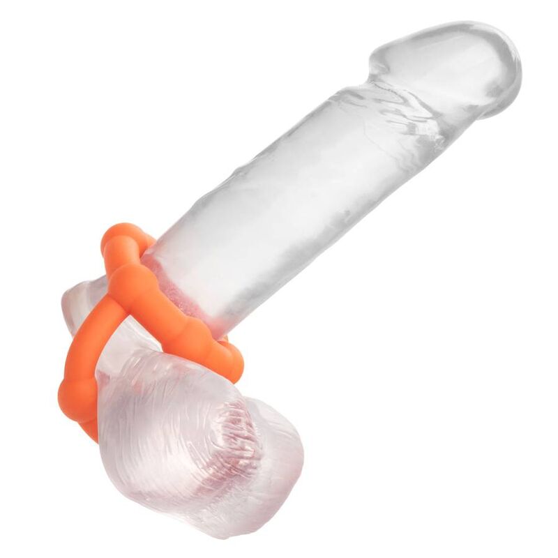 Comprar CALEXOTICS Alpha All Star Ring Naranja – Anillo Potenciador Con Diseño Elegante Para Placer Íntimo-Noxtic