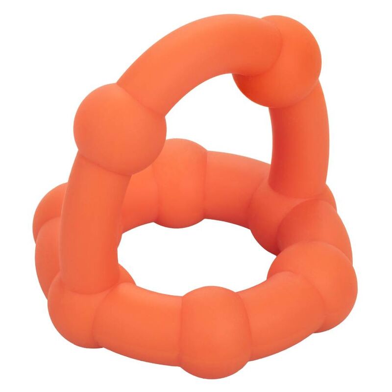 Comprar CALEXOTICS Alpha All Star Ring Naranja – Anillo Potenciador Con Diseño Elegante Para Placer Íntimo-Noxtic