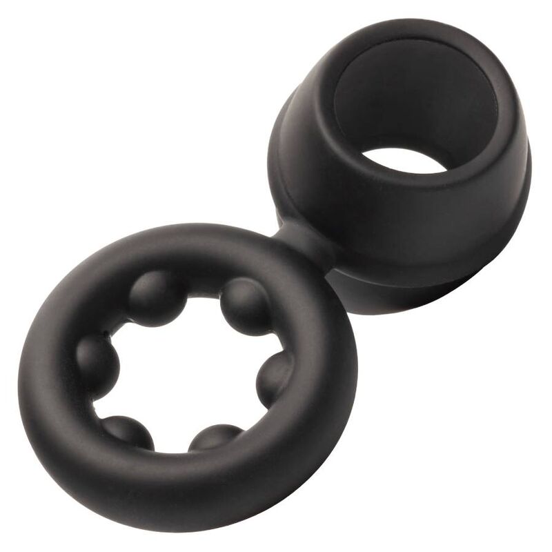 Comprar CALEXOTICS Alpha Dual Magnum Ring Negro – Anillo Doble Con Diseño Ergonómico Para Mayor Placer-Noxtic
