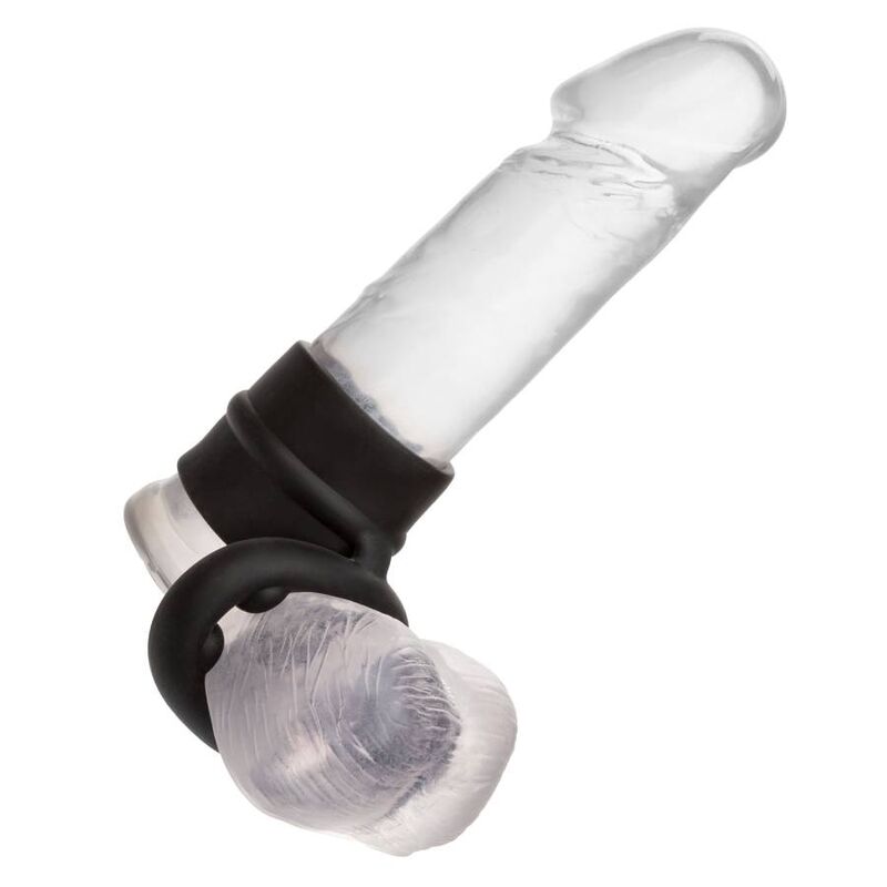 Comprar CALEXOTICS Alpha Dual Magnum Ring Negro – Anillo Doble Con Diseño Ergonómico Para Mayor Placer-Noxtic