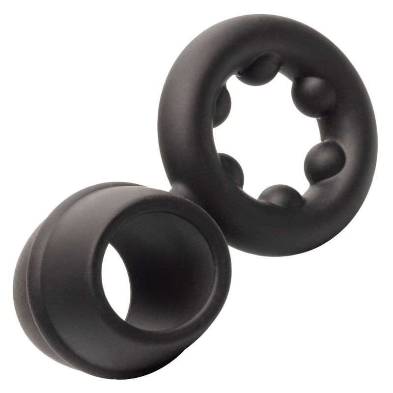 Comprar CALEXOTICS Alpha Dual Magnum Ring Negro – Anillo Doble Con Diseño Ergonómico Para Mayor Placer-Noxtic