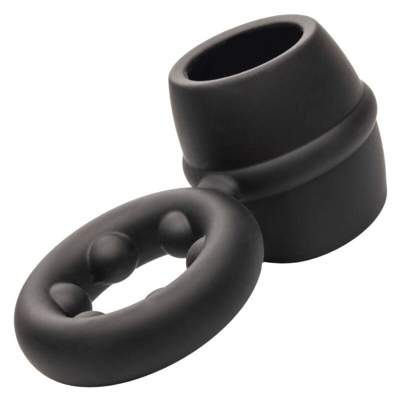 Comprar CALEXOTICS Alpha Dual Magnum Ring Negro – Anillo Doble Con Diseño Ergonómico Para Mayor Placer-Noxtic